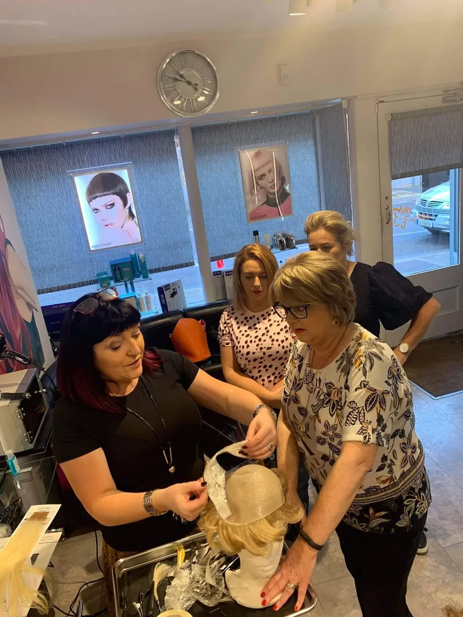 Hair scalp and wig therapy service